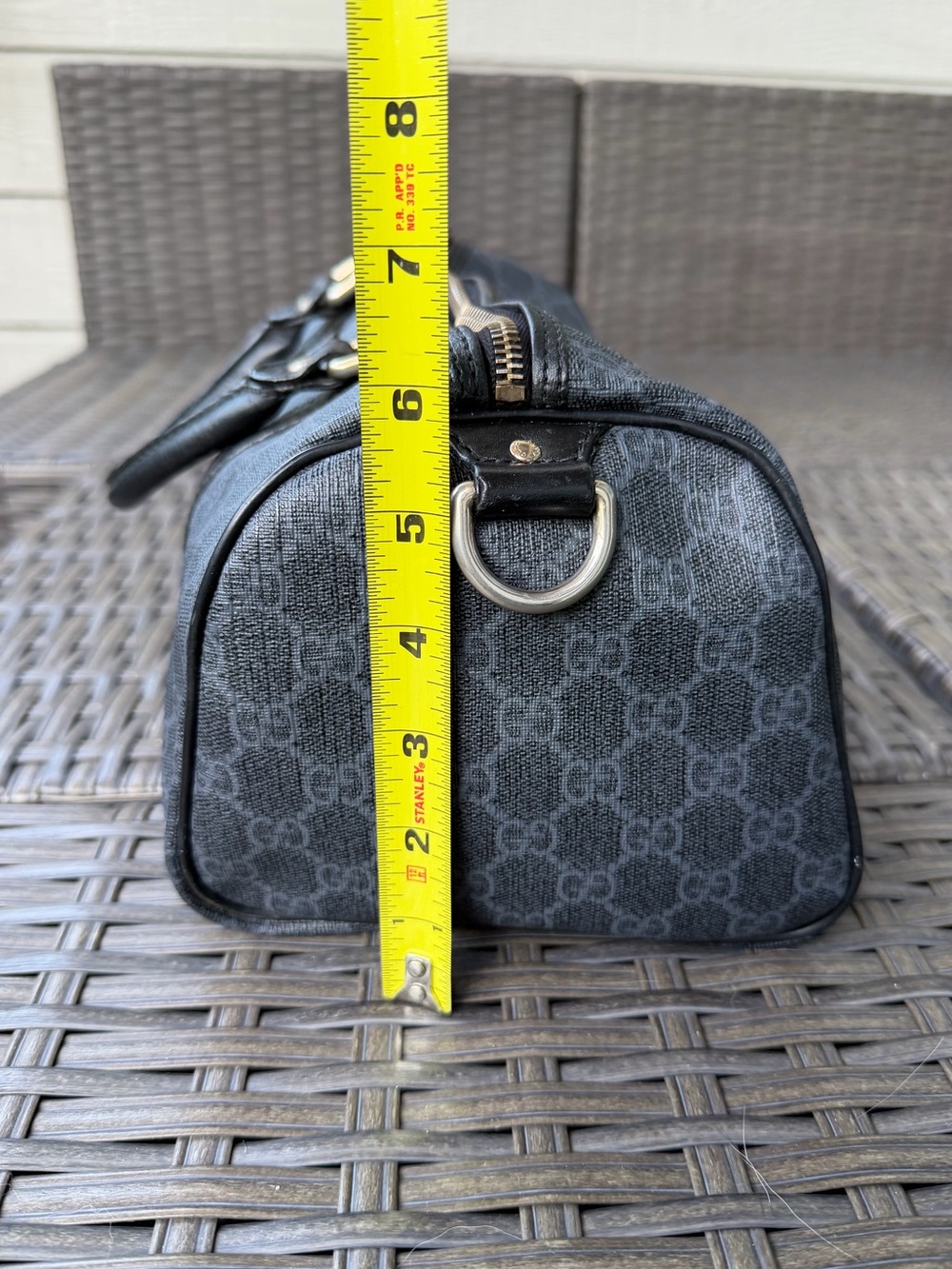 Gucci Monogram Black Duffel Bag - Picture 13 of 16